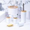Набор аксессуаров для ванной комнаты 11346 6 предметов белый