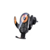 Автотримач для телефона з БЗП REMAX 15W Ultra-thin 3-Axis Linkage Car Holder  RM-C17i Black (6954851216018)