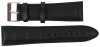 Широкий ремінець для годинника зі шкіри Mykhail Ikhtyar Ш26 мм чорний