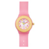 Дитячий годинник Better 004 Pink-Yellow-White для дівчаток, кварцовий зі стрілочним циферблатом