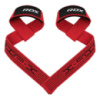 Лямки для тяги RDX S4 Gym Cotton Gel Straps Red Plus