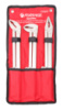 Набор гейферных захватов удлиненных 15« (0гр, 45гр, 90гр, 375мм), 3 предмета, на полотне Forsage F-01A0118