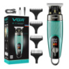Машинка для стрижки волос VGR V-975 триммер для бороды и усов. Цвет: зеленый