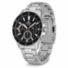 Чоловічий годинник Casio Edifice EFV-570D-1A з хронографом та сталевим браслетом