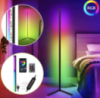 Підлогова лампа 360° RGB 103 см з пультом управління і USB-зарядкою ∙ Торшер EMG 10W для вітальні або робочого кабінету