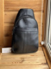 Мужская сумка через плечо из эко-кожи Backpack for men AND JASPER L99810-c Бананка из искусственной кожи