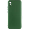 Чохол Silicone Cover Lakshmi Full Camera (A) для Xiaomi Redmi 9A, Зелений / Dark green - купити в SmartEra.ua