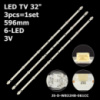 LED підсвітка TV 32« 32DH5330 32DH4330 SJ.WB.D3200601-2835CS-M RSD-LED3216PW 1.14.MD320029 JS-D-WB32H8-06 1шт.