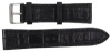 Шкіряний ремінець для годинника під крокодила Mykhail Ikhtyar Ш20 мм чорний