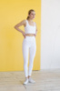 Комплект жiночий лосини + топ «Eva» білий (1772615532)