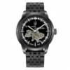Чоловічий механічний годинник Awarder 043 Де би не був All Black Steel Automatic з сапфіровим склом