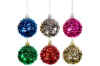 Набор игрушек елочных разноцветных шаров «Шишка» 6см (6шт) (116297)