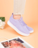 Жіночі лилові кросівки з текстилю