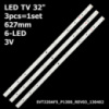 LED підсвітка Toshiba TV 32« inch 6-led 3V 627mm SVT320AF5 SVT320AF5_P1300_REV03_130402 3шт.