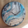Настінні годинники з епоксидної смоли ручної роботи 50 см