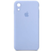 Чохол Silicone Case Square Full Camera Protective (AA) для Apple iPhone XR (6.1«), Синій / Lilac Blue - купити в SmartEra.ua