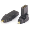 Переходник microHDMI(папа)-HDMI(мама) 360°