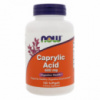 Каприловая Кислота 600 мг, Caprylic Acid, Now Foods, 100 желатиновых капсул