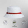 Панама Lacoste (Бело-красная)