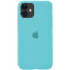 Чохол для iPhone 11 Silicone Case Full Protective (AA) (Бірюзовий / Marine Green) - купити в SmartEra.ua