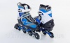 Роликовые коньки раздвижные ZELART Z-093B (р-р 34-37, 38-41) (PL, PVC, колесо PU, алюм. рама, синий) Роликовые коньки раздвижные ZELART Z-093B (р-р 34-37, 38-41) (PL, PVC, колесо PU, алюм. рама, синий)