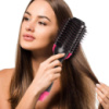 Фен-браш с расческой щетка для укладки волос One Step Hair Dryer расческа выпрямитель волос (фен-щітка)