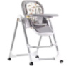 Стільчик-шезлонг для годування BabyChair Z901 з регульованою спинкою та столиком ∙ Шезлонг-стілець BabyChair Z901 з колесами та складною конструкцією