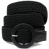 Жіночий текстильний ремінь 720821 Чорний