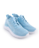 Жіночі блакитні кросівки з текстилю