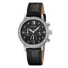 Жіночий годинник Skmei 9384BK Black з календарем та секундоміром, класичний дизайн
