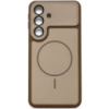 DM Чохол Armor Case Full Camera with MagSafe для Samsung S26 Plus S947 Brown