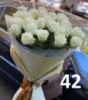 25 Эквадорских Роз 'Белый Шоколад'
