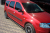 Боковые трубы Black (2 шт., нержавейка) для Renault Logan MCV 2005-2013 гг