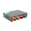 8-портовый управляемый PoE коммутатор YOSO YO208G -120 с 8 портами POE 100Мбит + 2 UP-Link 1000Мбит, 52V/120W. APP-Amitres