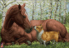 Кінь і корги