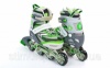 Роликовые коньки раздвижные ZELART Z-5104GRG (р-р 31-34, 35-38, 39-42) CANDY (алюм. рама, сер-зелен) Роликовые коньки раздвижные ZELART Z-5104GRG (р-р 31-34, 35-38, 39-42) CANDY (алюм. рама, сер-зелен)