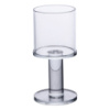 Подсвечник стеклянный на ножке 6×12.5 см подсвечник бокал декоративный прозрачный HP-4-37S
