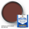 Емаль алкідна Kompozit®, Глянцевий, 0,9 кг, Червоно-коричневий