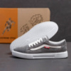 Демісезонні шкіряні (замш) кеди Vans сірі