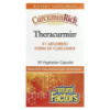 Екстракт куркуміну, теракурмін, 30 мг, CurcuminRich, Theracurmin, Natural Factors, 30 вегетаріанських капсул