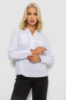 Блуза однотонна, колір білий, 230R96-10
