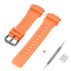 Ремінець для годинника Casio AE-1000W Orange BK помаранчевий поліуретановий 21,5 см