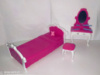 Набор кукольной мебели Глория Gloria 3014 Модная стильная спальня с трюмо