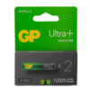 Батарейка GP ULTRA PLUS ALKALINE 1.5V 24AUP21-SB2 щелочная, LR03 AUP, AAA (4891199218163)