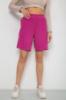 Шорти жіночі в рубчик, колір фуксія, 238R110