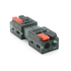 Клемма разъемная с нажимными зажимами 2-проводная  LT-2-2, 2-pin, 250V, 32A, 0.5-2.5mm2, 13,5*42*11mm, серая