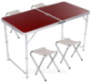 Стіл алюмінієвий розкладний для пікніка + 4 стільці, чемодан