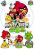 Вафельные картинки на тему: Angry birds