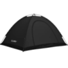 Палатка двухместная 200×150×120 см кемпинговая туристическая для рыбалки LU-025B Черный