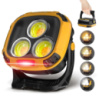 Прожектор фонарь кемпинг W891-1-3COB(White+Yellow)+5SMD(Red) Power bank